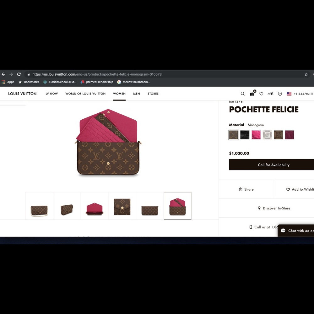 Louis Vuitton Pochette Felicie